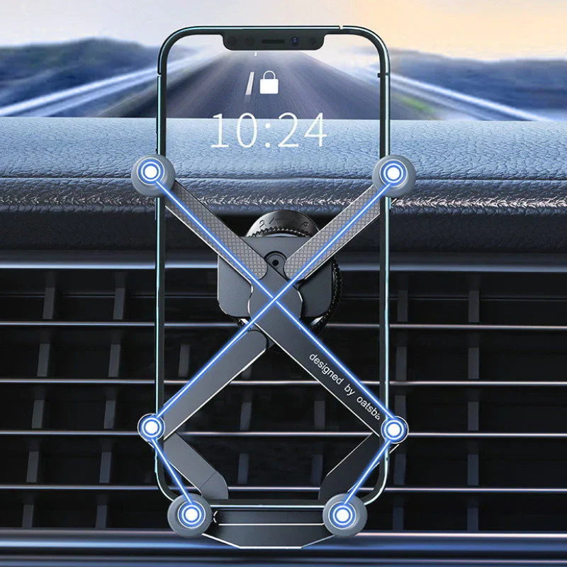 FlexHold - Onzichtbare houder voor autotelefoon Veilige en stabiele telefoonhouder