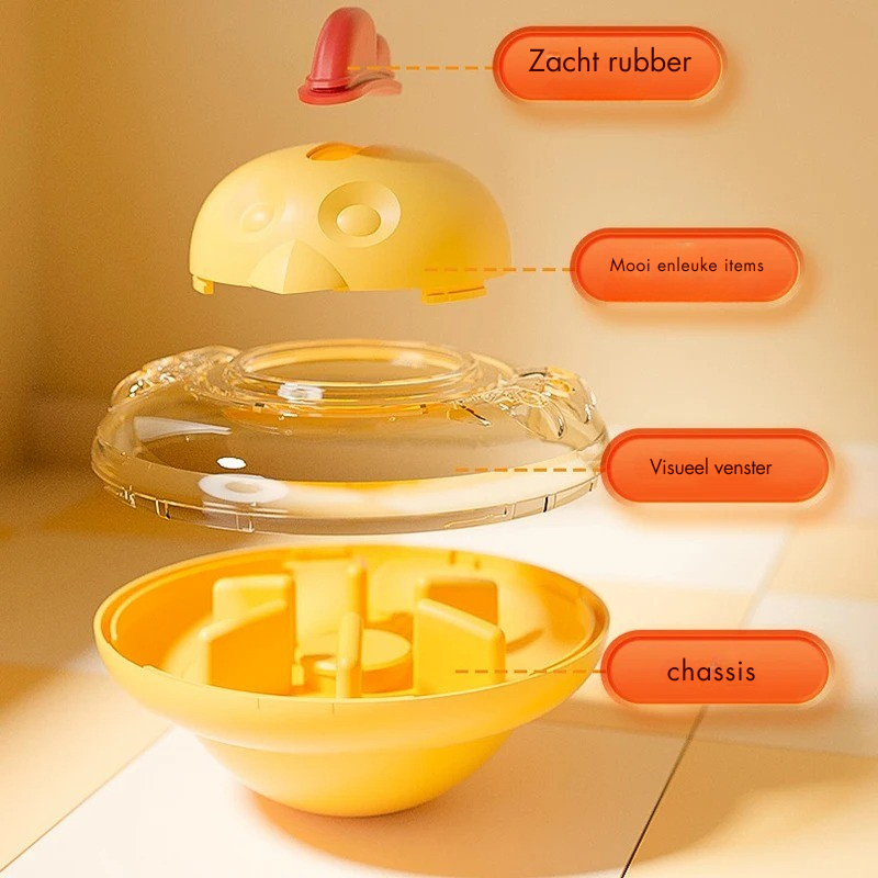 PetPlay - Ronde Behandel Dosering Puzzle Speelgoed voor honden en katten voor gezond eten