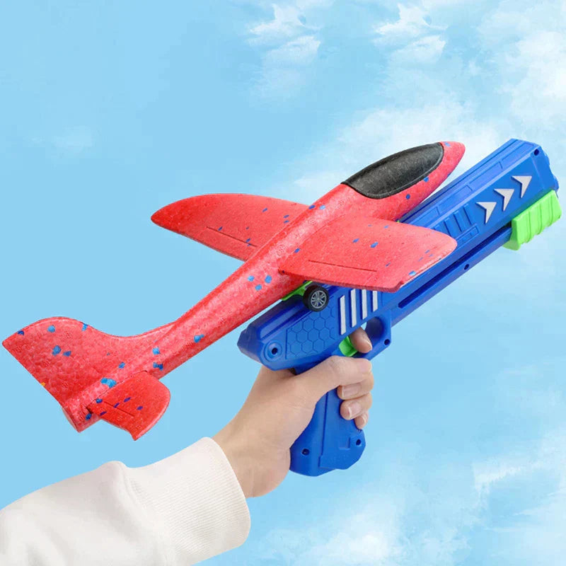 TurboFlyer - Vliegtuig Launcher Gun speelgoed voor kinderen leuke speeltijd avonturen