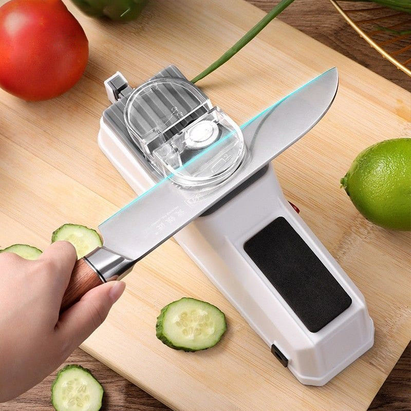 QuickSharp - Elektrische messenslijper snel en veilig voor elke keuken