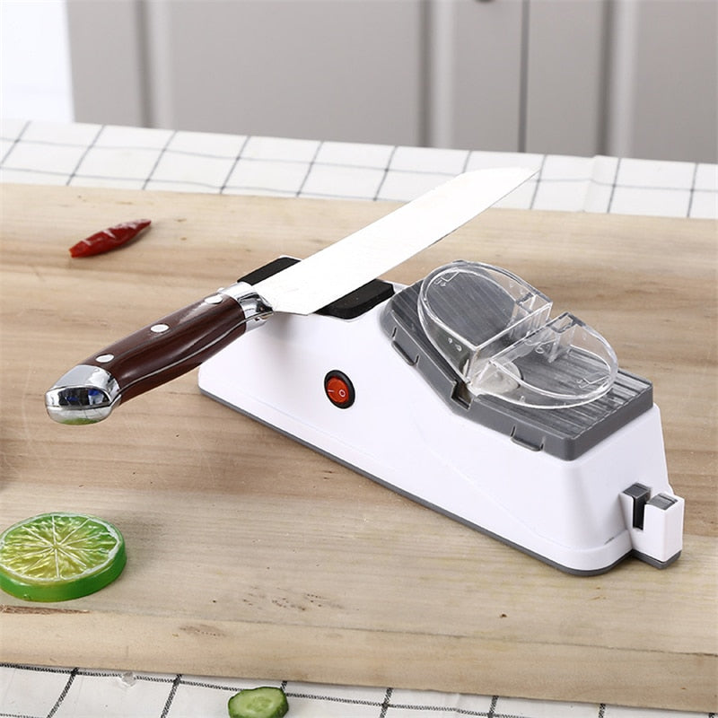 QuickSharp - Elektrische messenslijper snel en veilig voor elke keuken