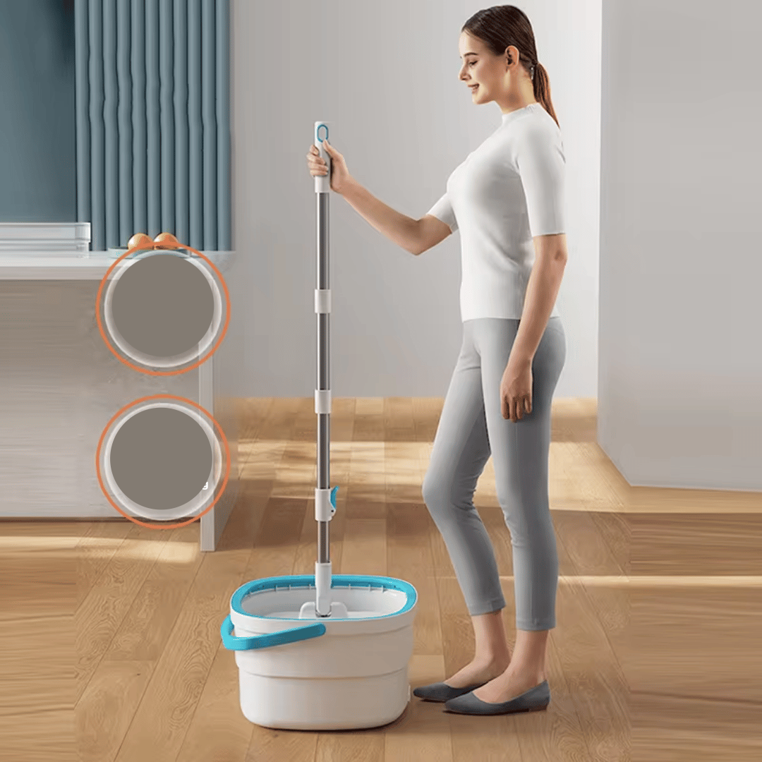QuickClean - Krachtig 360° roterend schoonmaakgereedschap voor moeiteloze glans op elk oppervlak