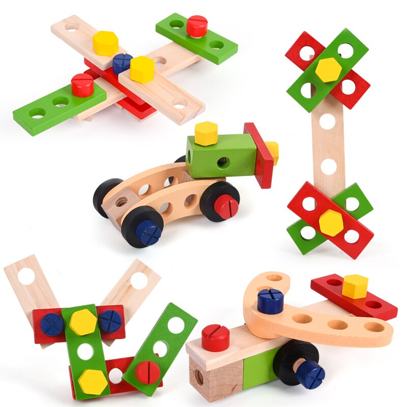 SkillCraft - Educatieve houten gereedschapsset voor creativiteit en vaardigheidsontwikkeling