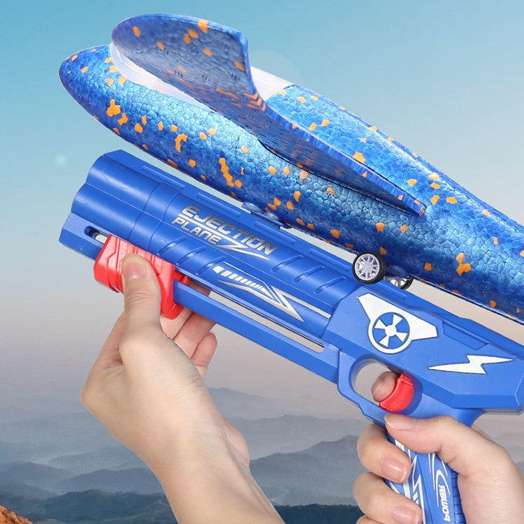TurboFlyer - Vliegtuig Launcher Gun speelgoed voor kinderen leuke speeltijd avonturen