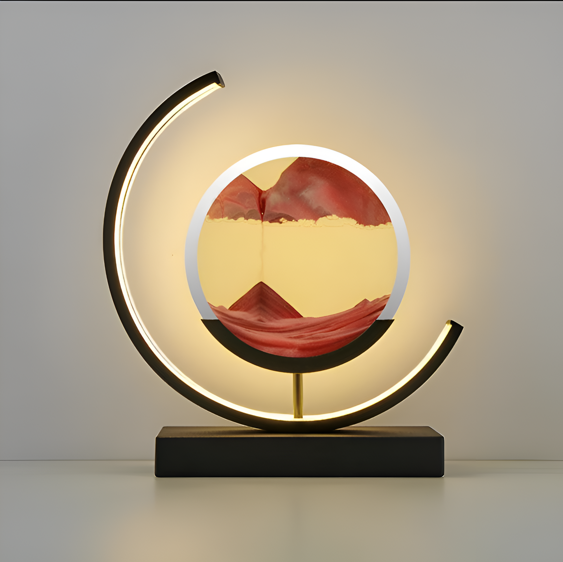 LumiFlow – Visuele LED-zandlamp met instelbare helderheid