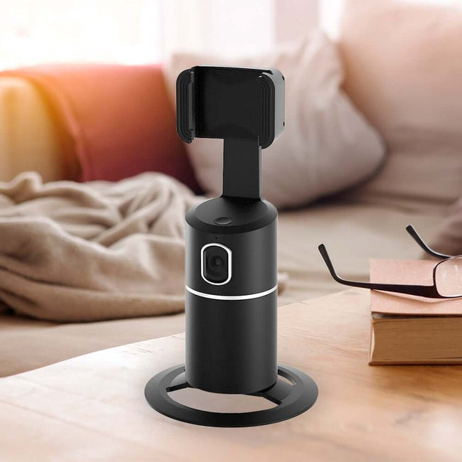 FocusPro - 360° roterende smartphonehouder met AI-tracking voor moeiteloze video-opnames