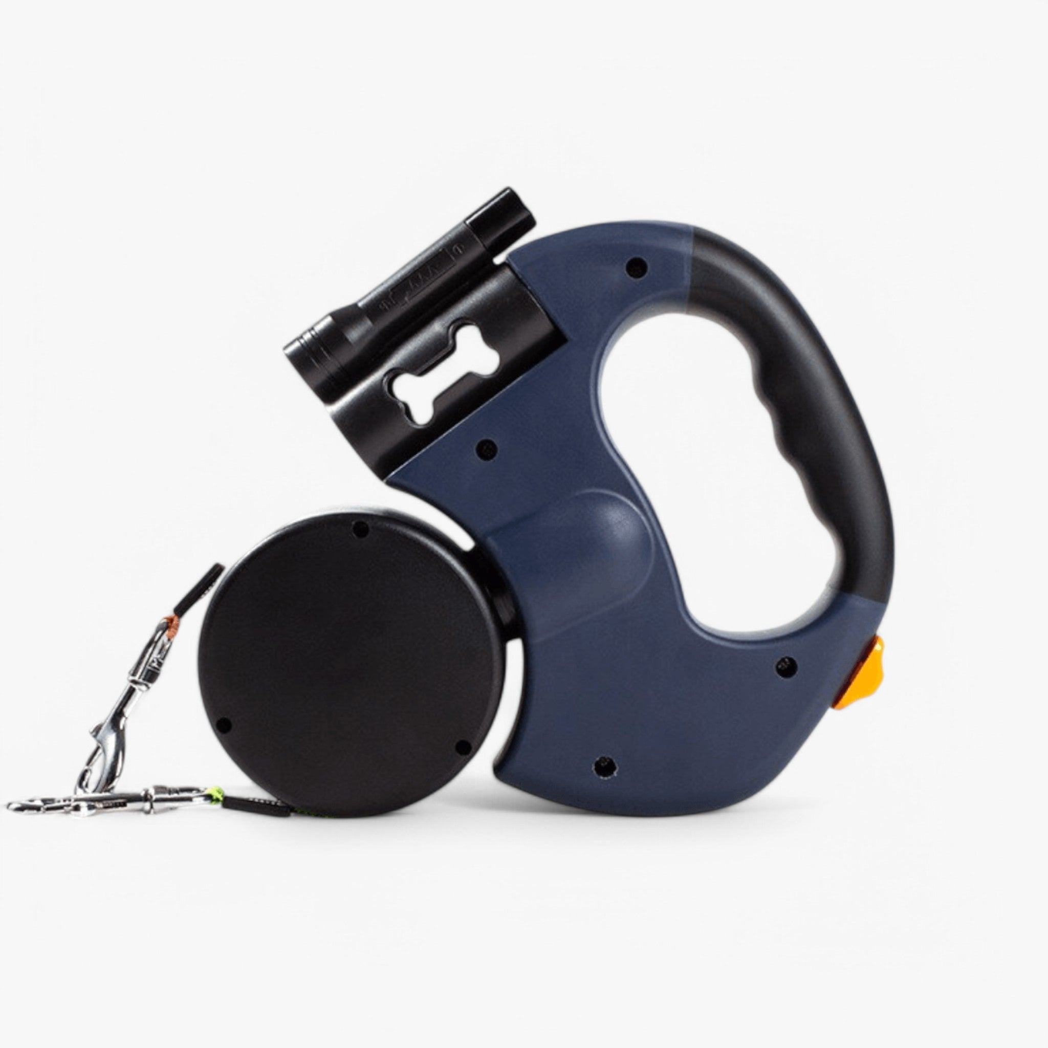 PawLink – Dubbele intrekbare hondenriem voor klitvrije, soepele wandelingen met twee honden