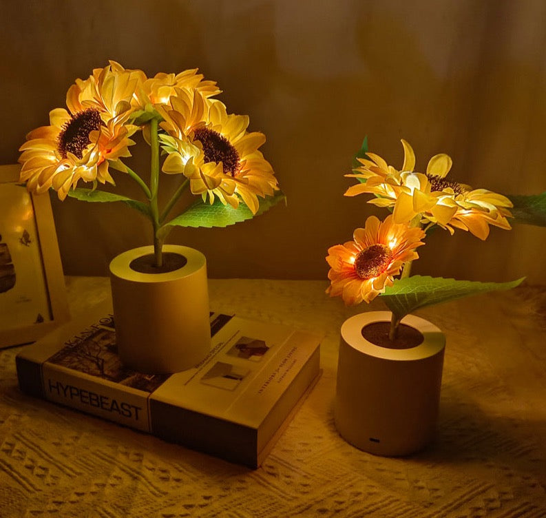 ColorGlow - Draadloze zonnebloemlamp voor een levendige sfeer